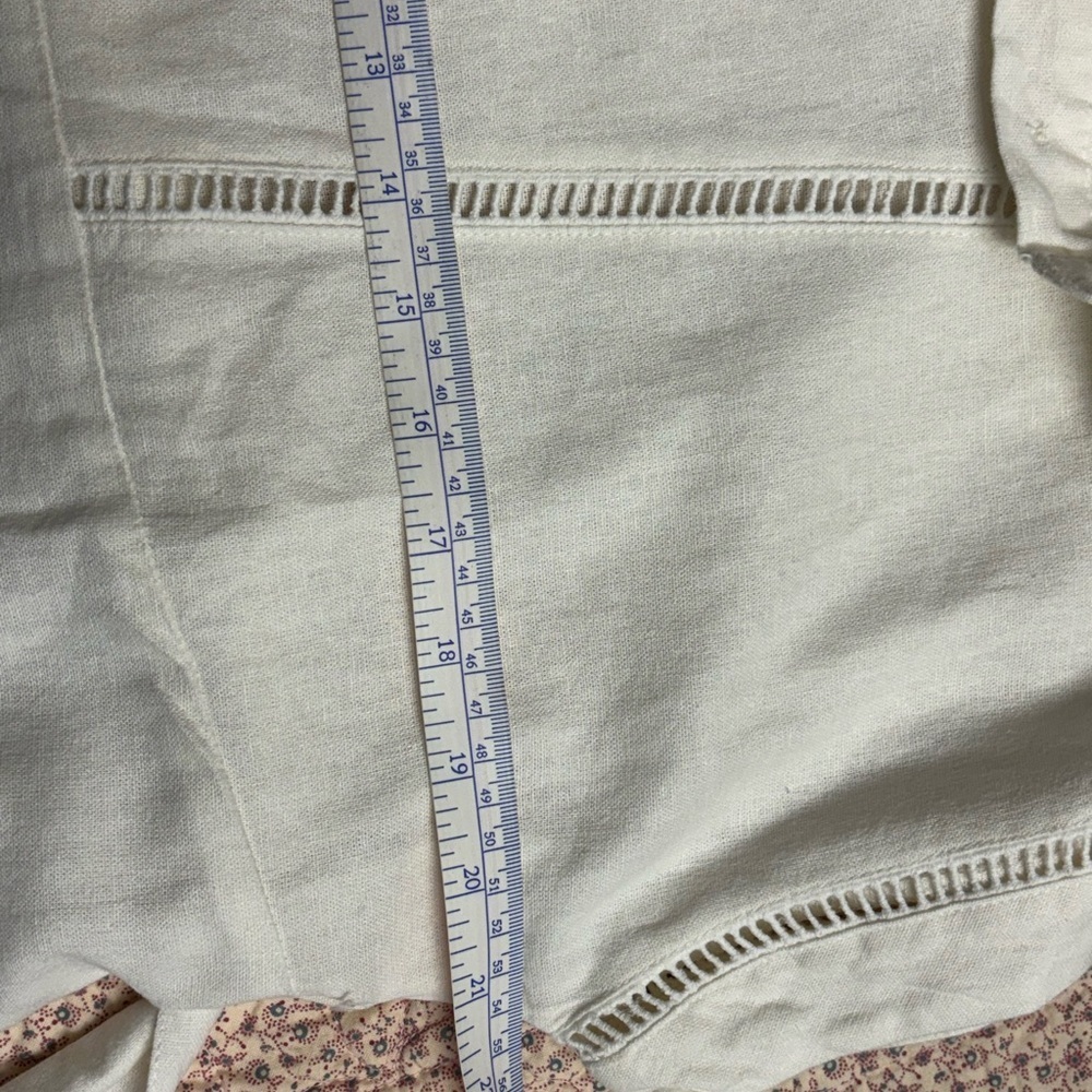 Zara White Beach Cover-Up - Picture 9 of 11